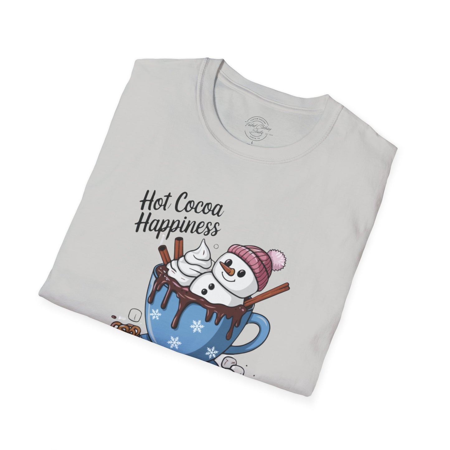 Hot Cocoa Happiness - Softstyle T-Shirt
