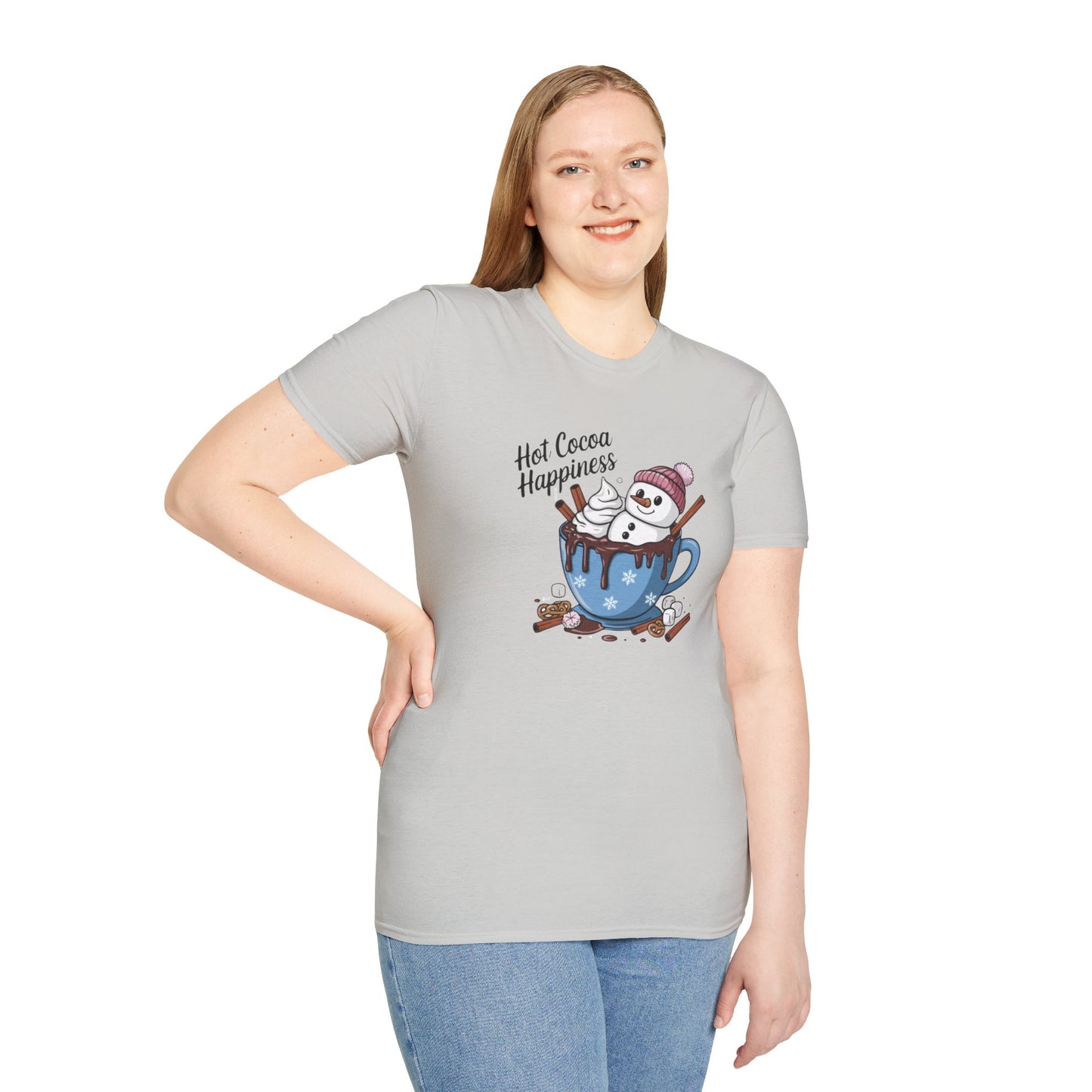 Hot Cocoa Happiness - Softstyle T-Shirt