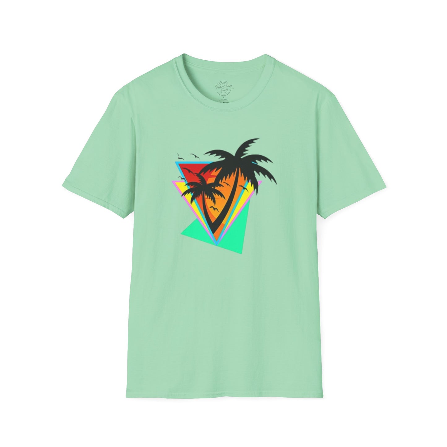 Retro Palms - Softstyle T-Shirt