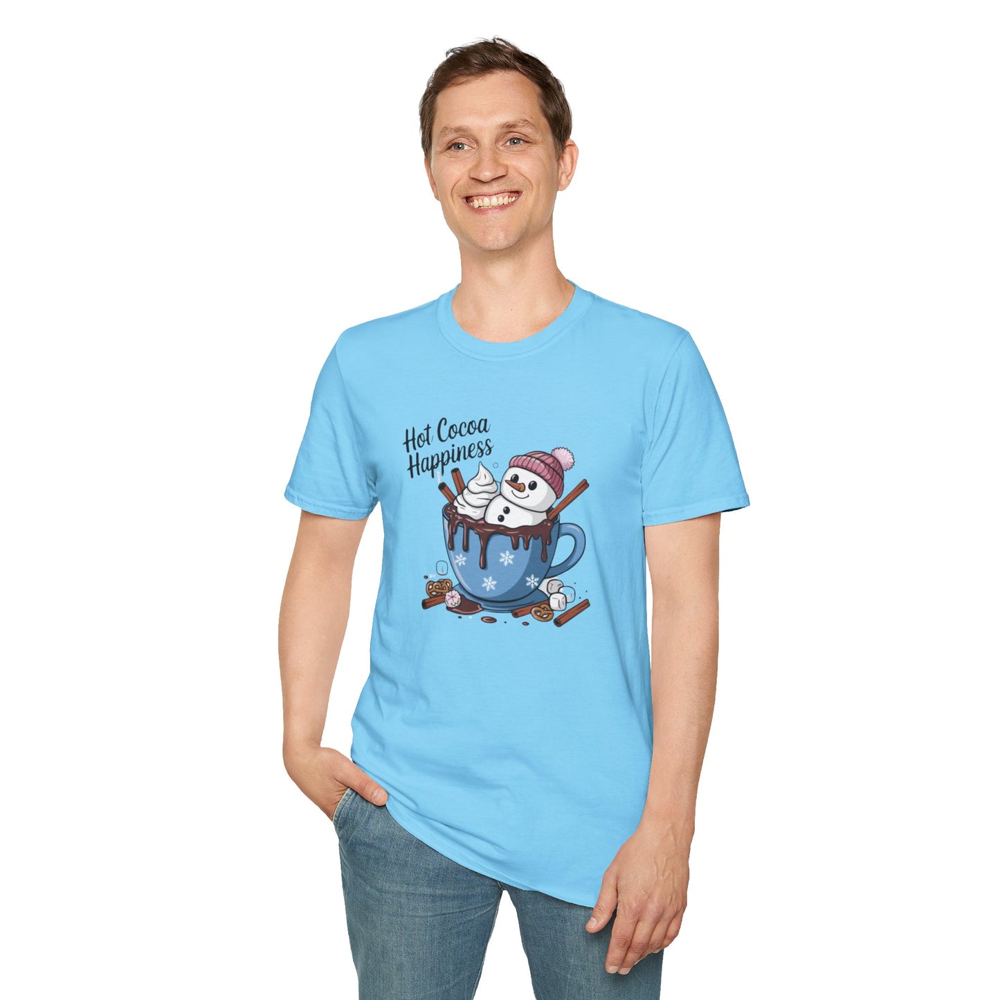 Hot Cocoa Happiness - Softstyle T-Shirt