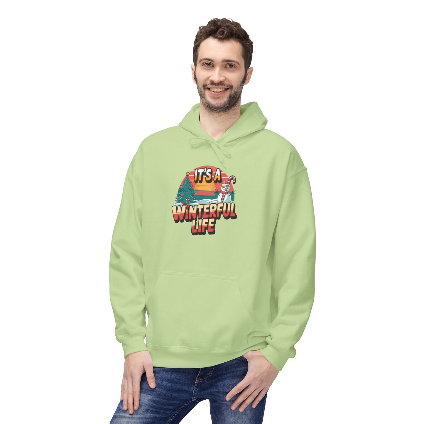 Winterful Life - Midweight Softstyle Fleece Hoodie