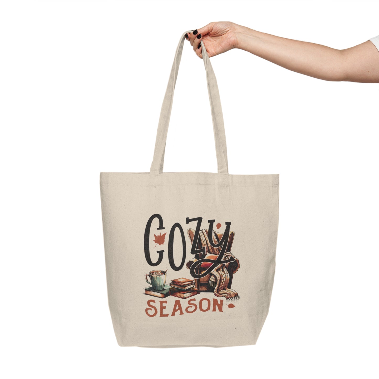 Cozy Season - Canvas Shopping Tote