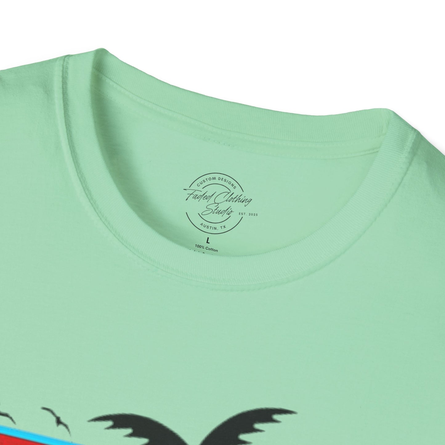 Retro Palms - Softstyle T-Shirt