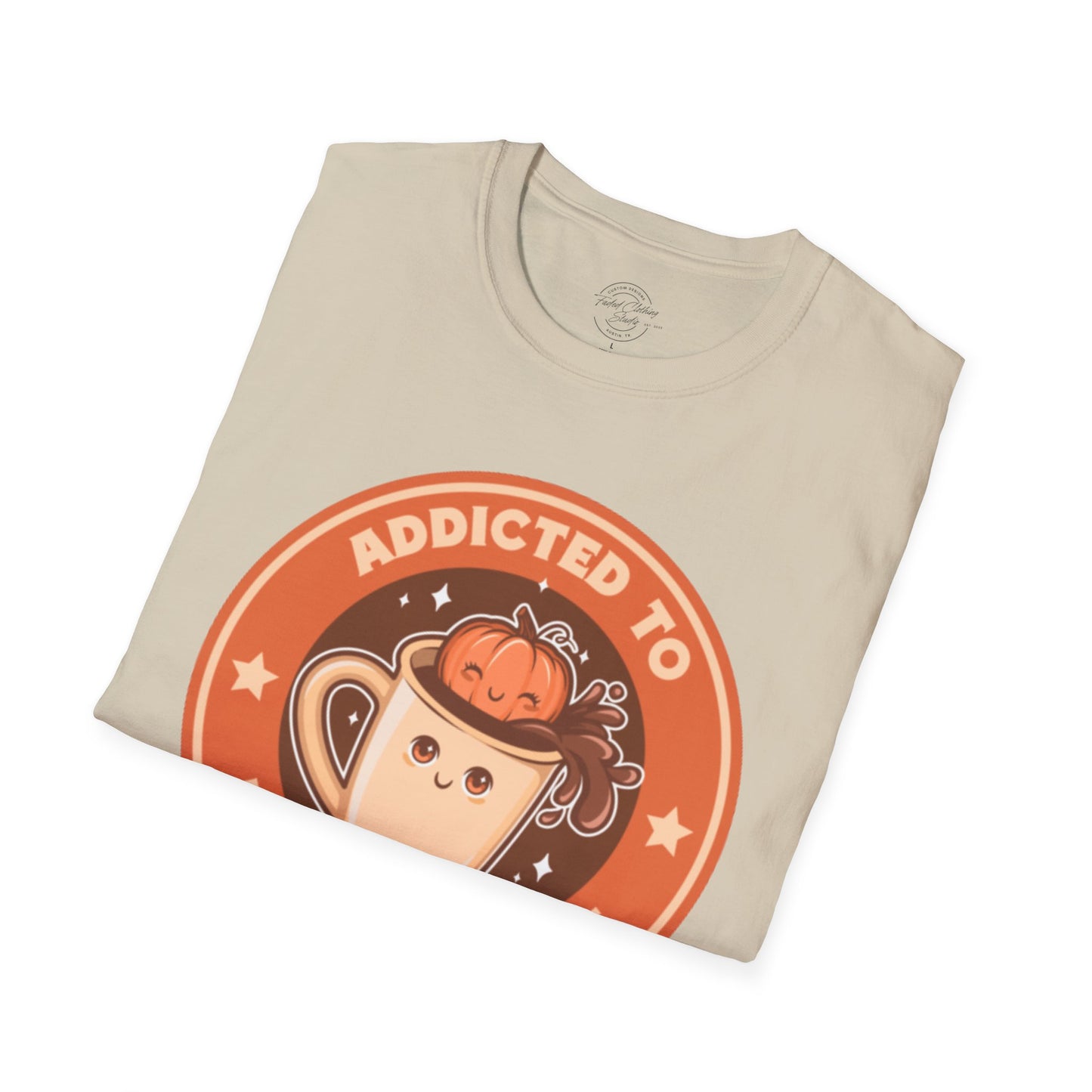 Pumpkin Spice Addict - Softstyle T-Shirt
