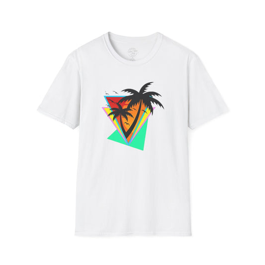Retro Palms - Softstyle T-Shirt