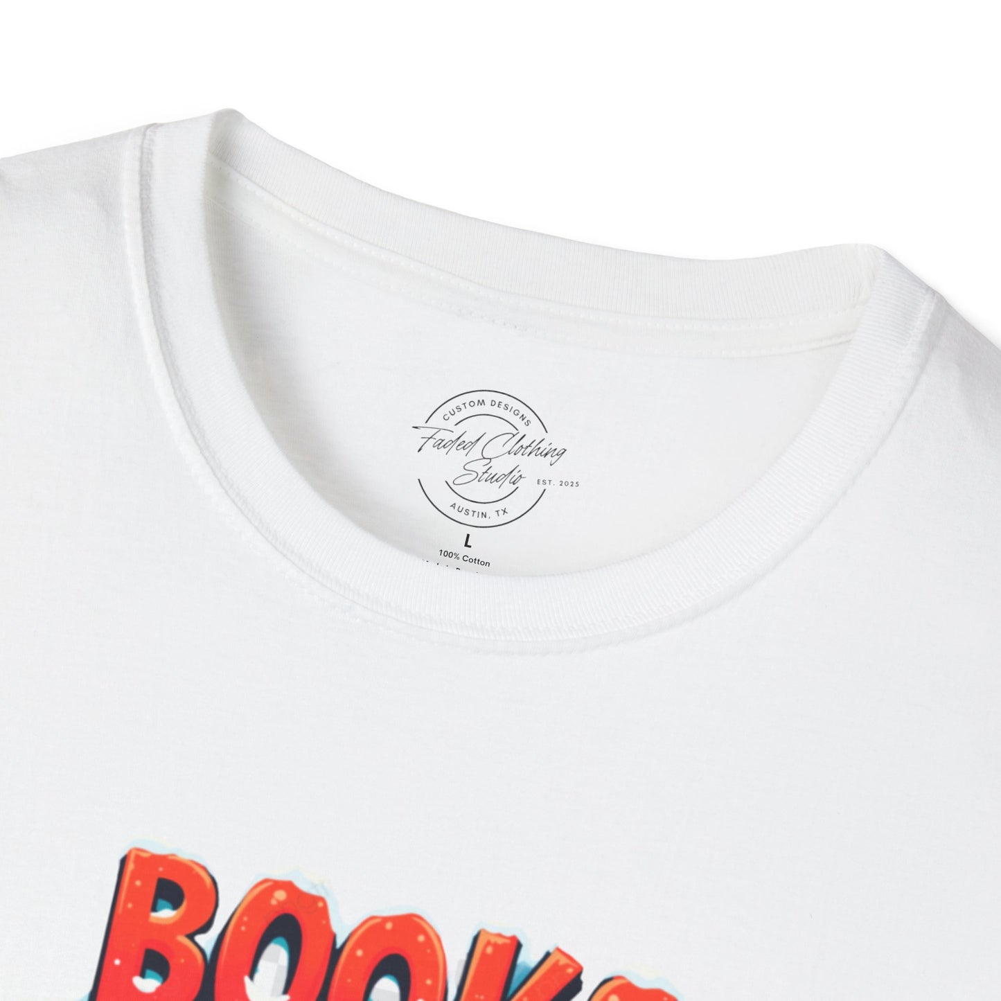 Books in Winter - Softstyle T-Shirt