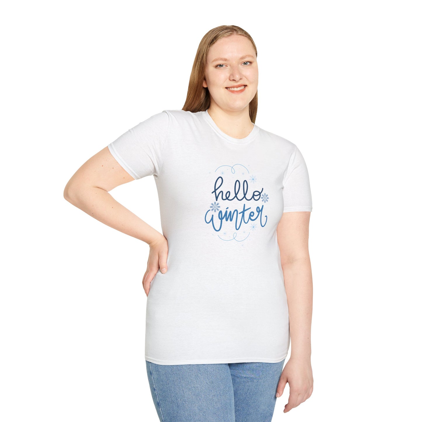 Hello Winter - Softstyle T-Shirt