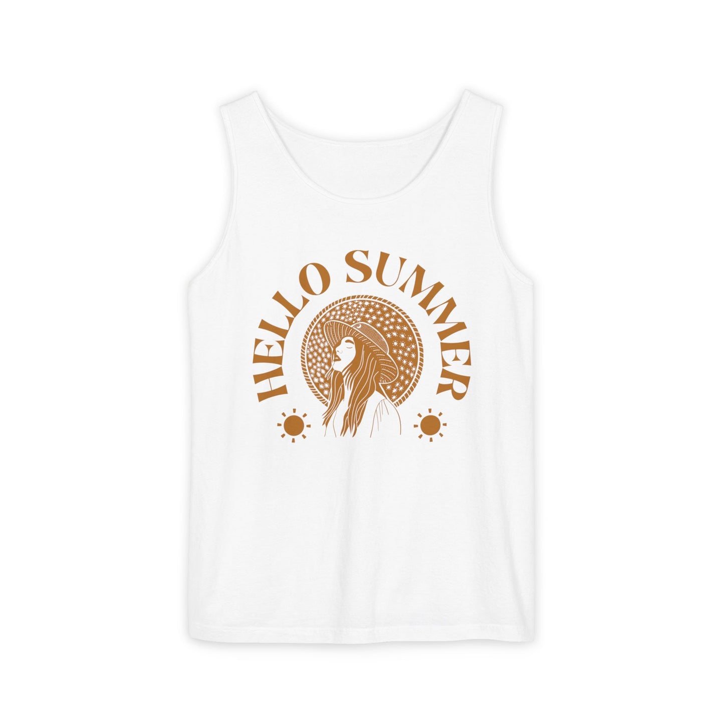 Hello Summer - Garment-Dyed Tank Top
