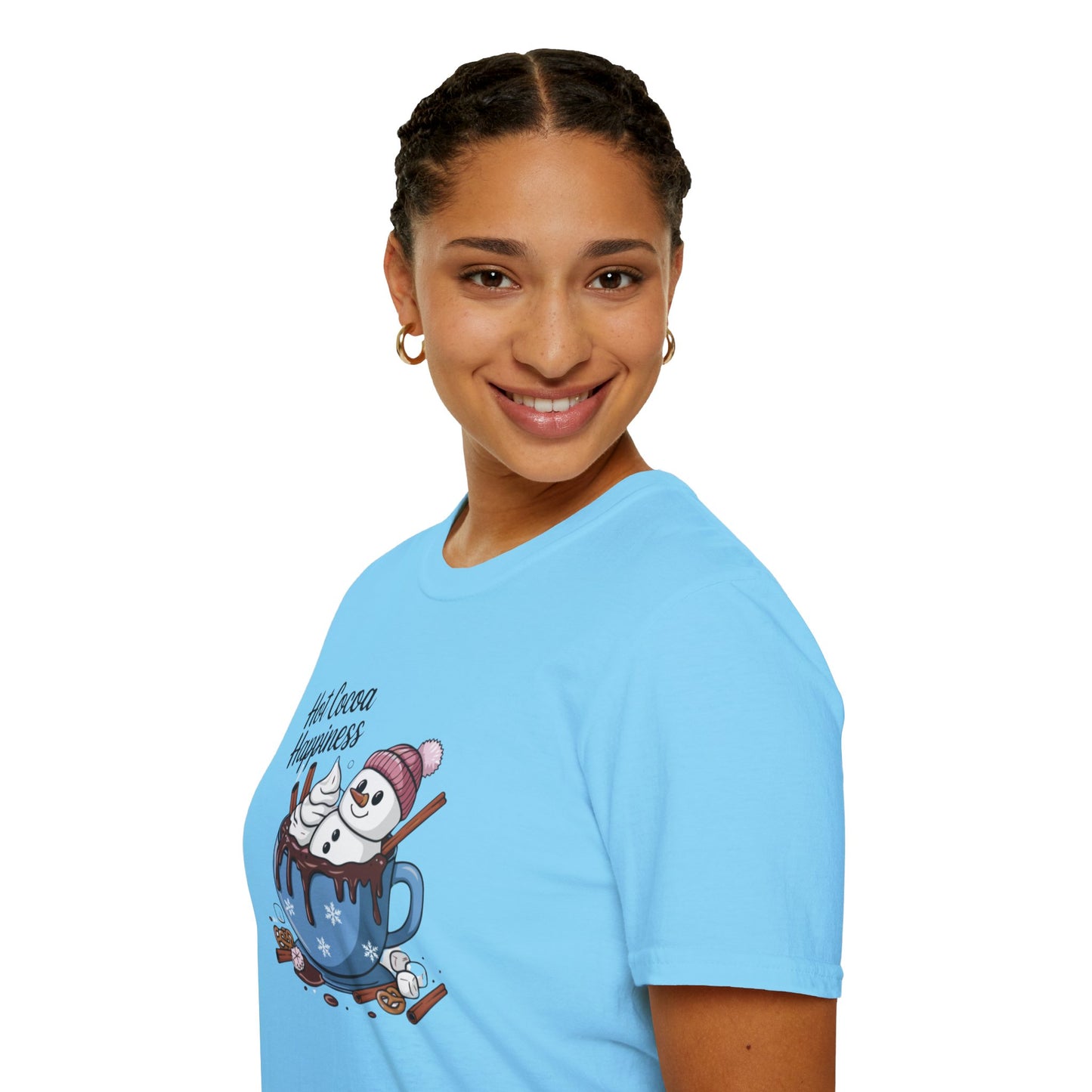 Hot Cocoa Happiness - Softstyle T-Shirt