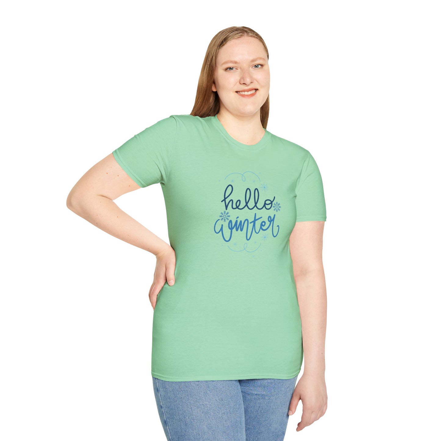 Hello Winter - Softstyle T-Shirt