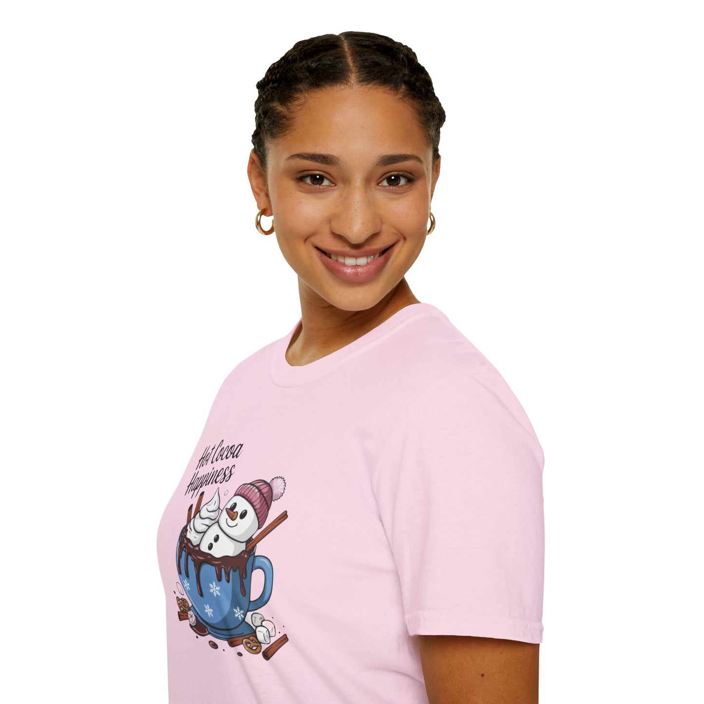 Hot Cocoa Happiness - Softstyle T-Shirt