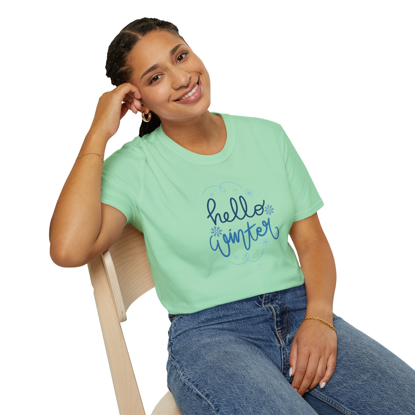 Hello Winter - Softstyle T-Shirt