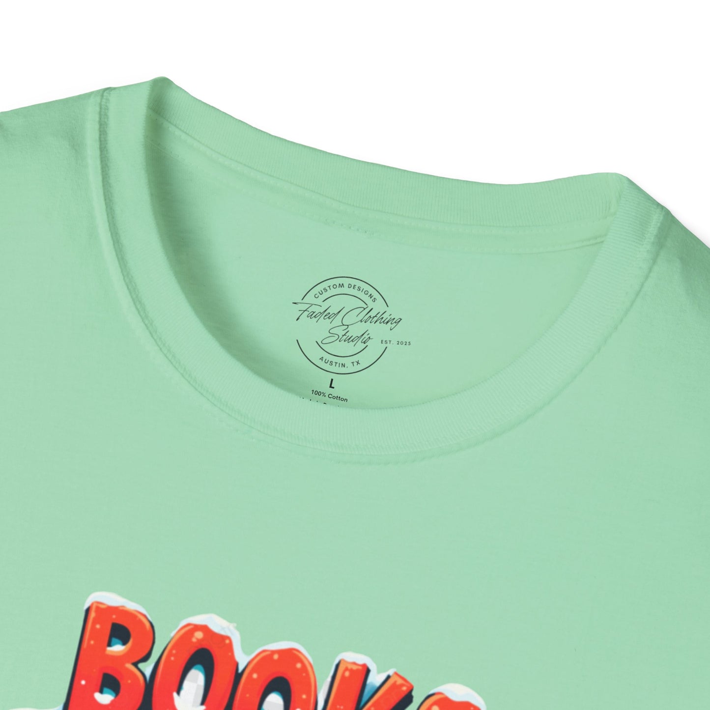 Books in Winter - Softstyle T-Shirt