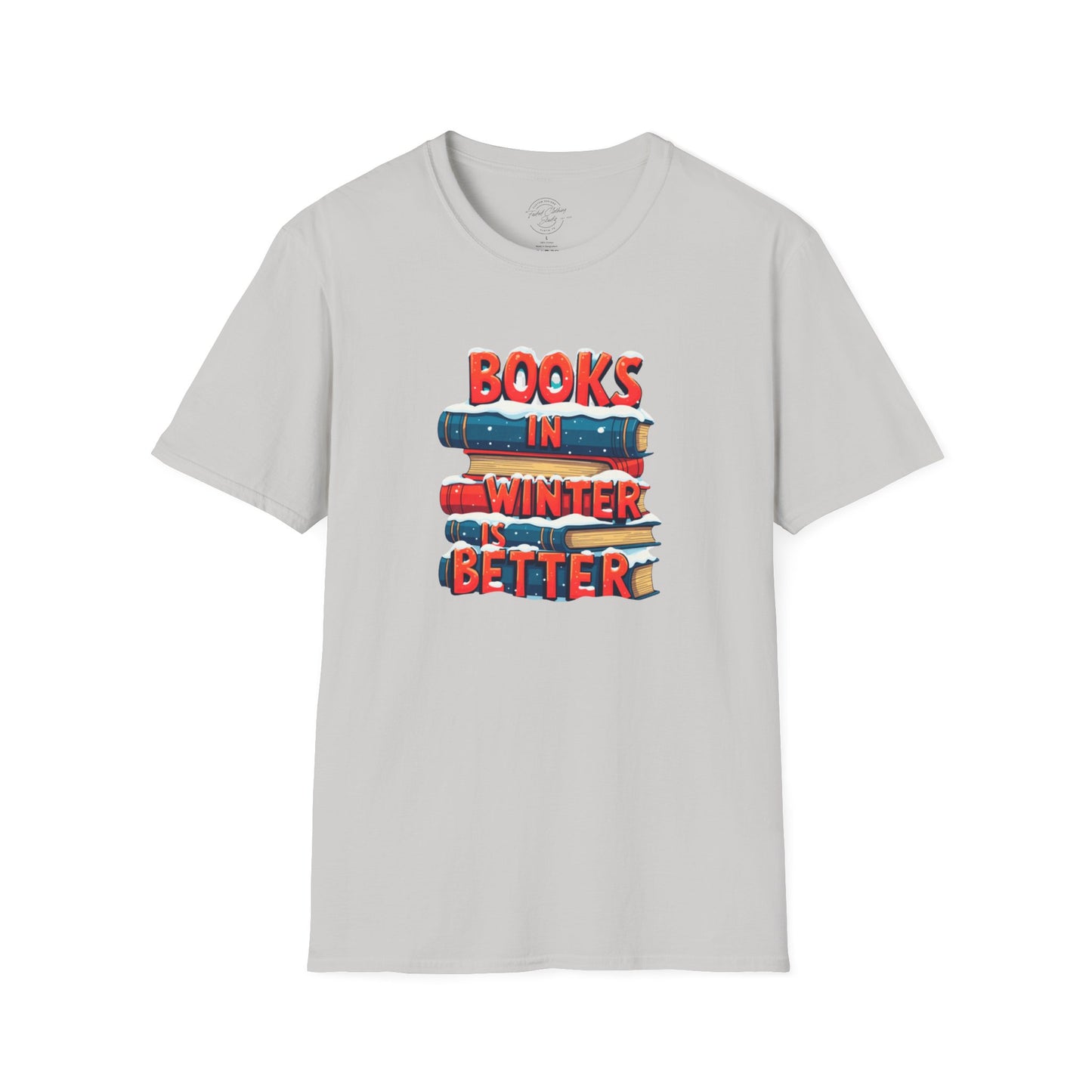 Books in Winter - Softstyle T-Shirt