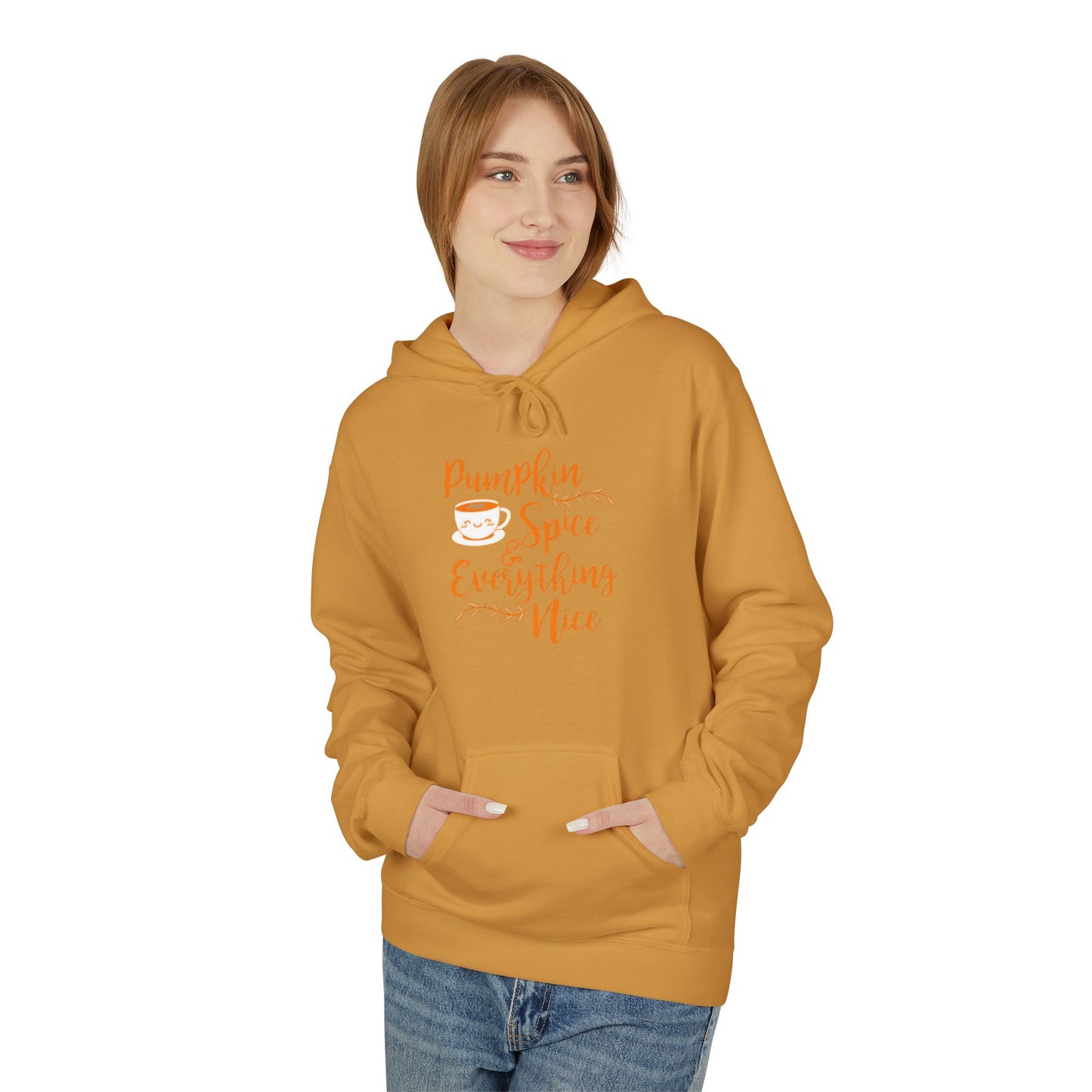 Pumpkin Spice Everything Nice - Midweight Softstyle Fleece Hoodie