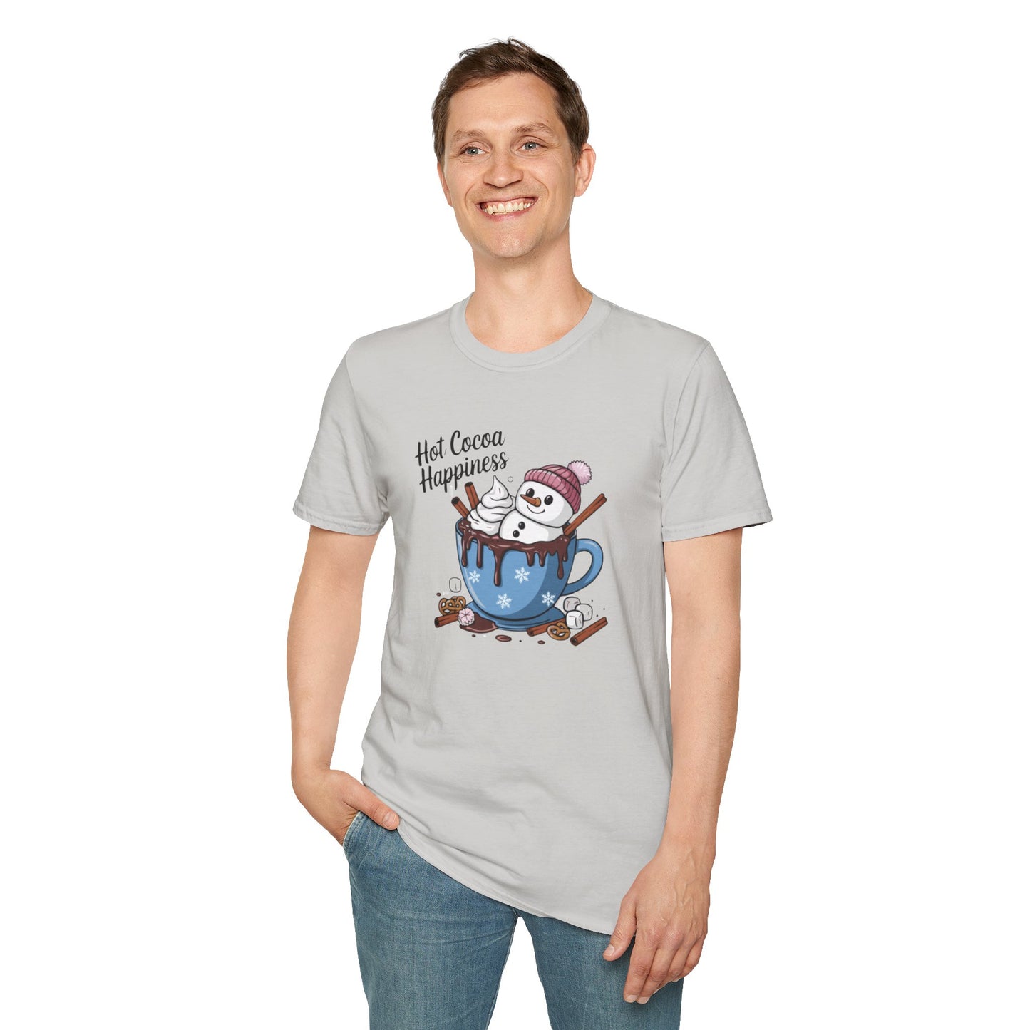 Hot Cocoa Happiness - Softstyle T-Shirt