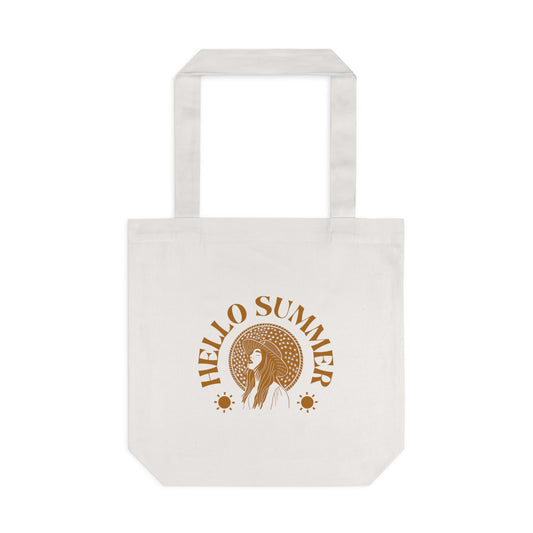 Hello Summer - Cotton Tote Bag