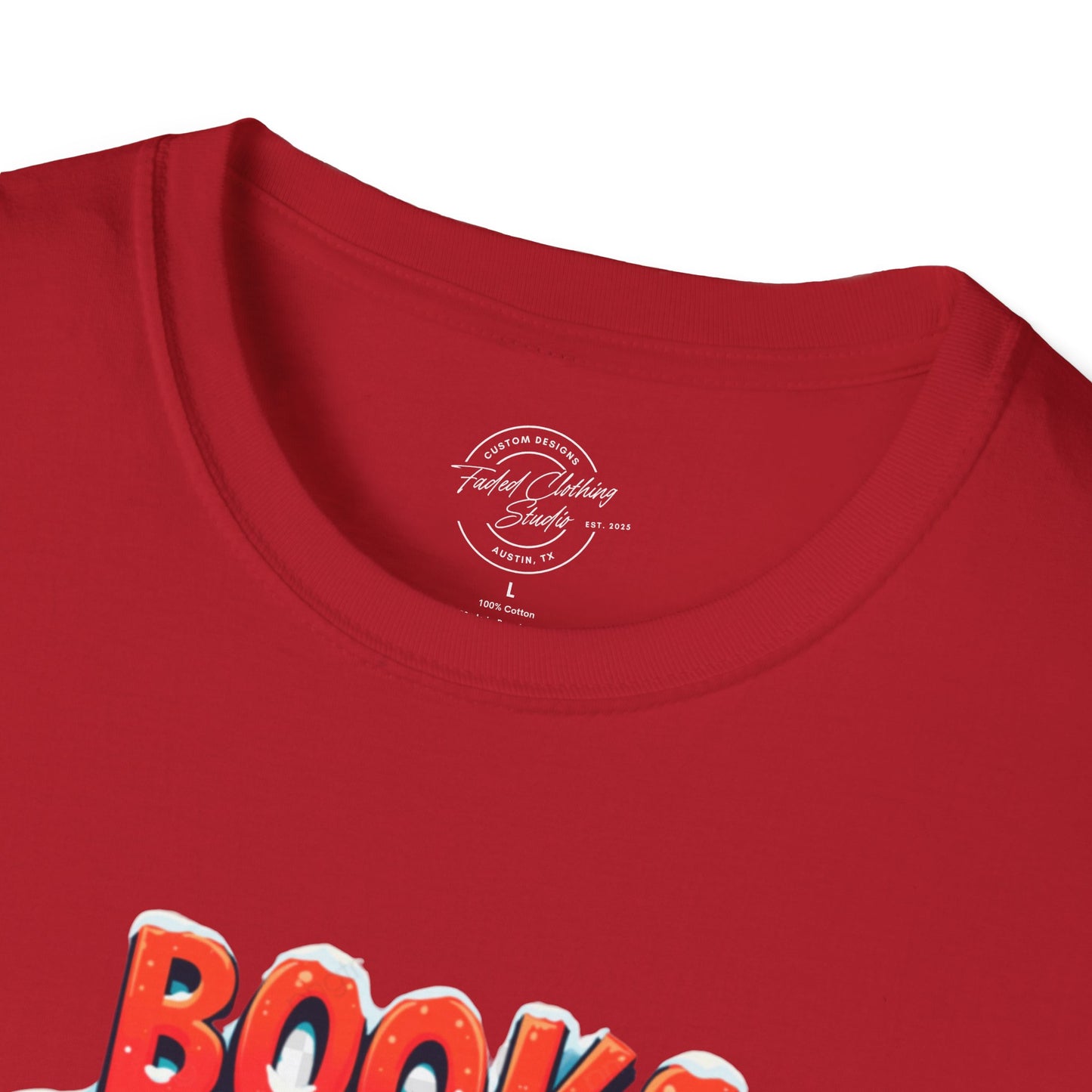 Books in Winter - Softstyle T-Shirt