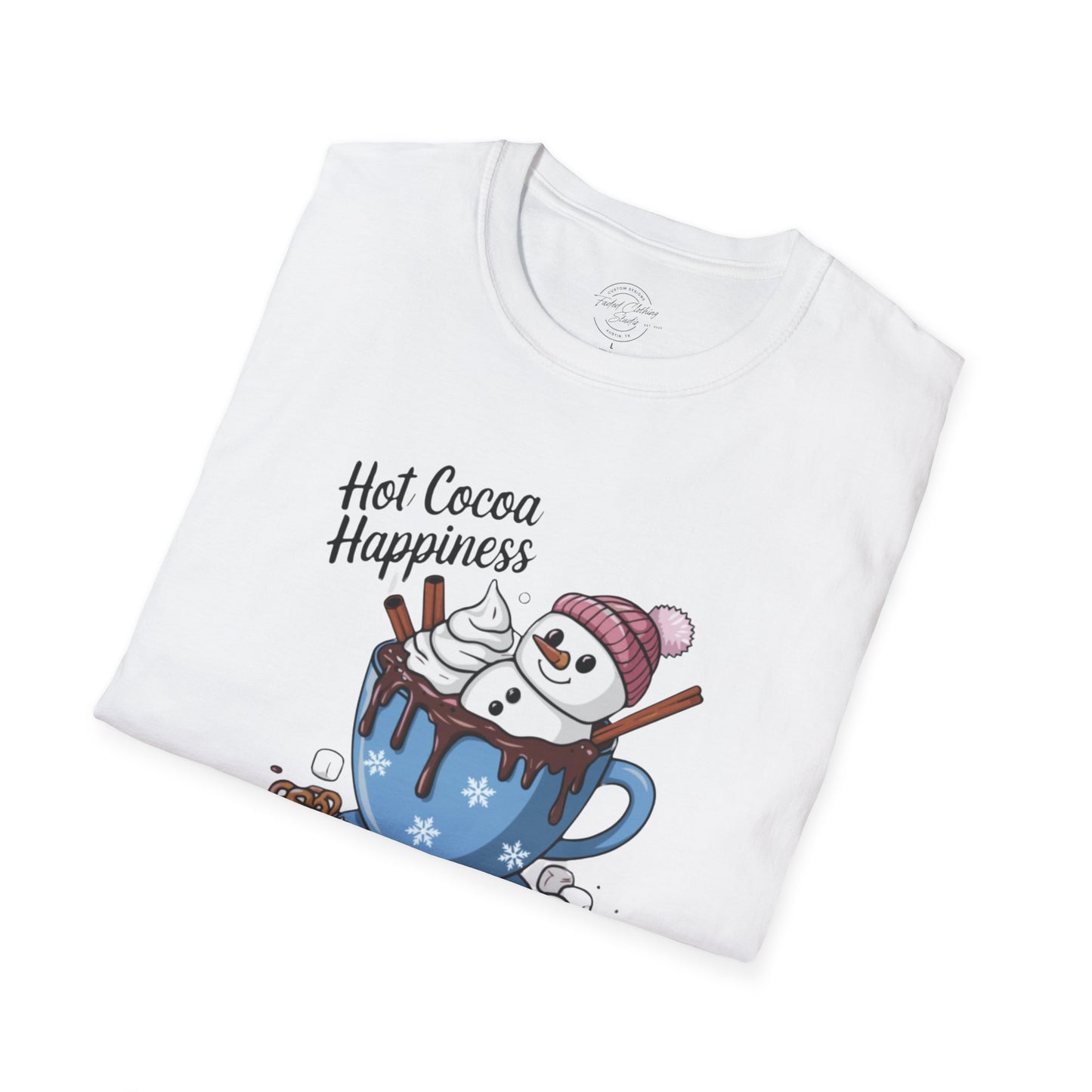 Hot Cocoa Happiness - Softstyle T-Shirt