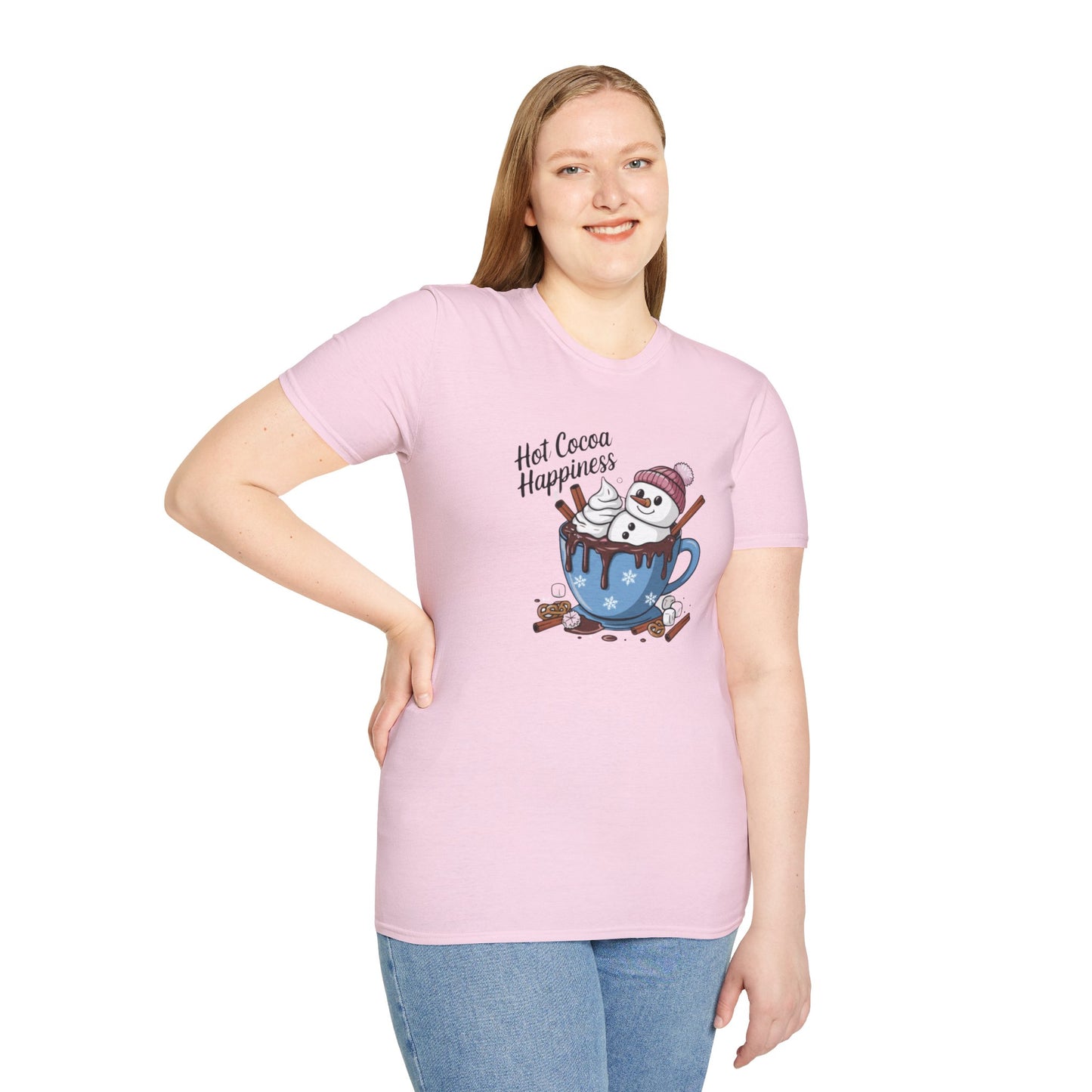 Hot Cocoa Happiness - Softstyle T-Shirt