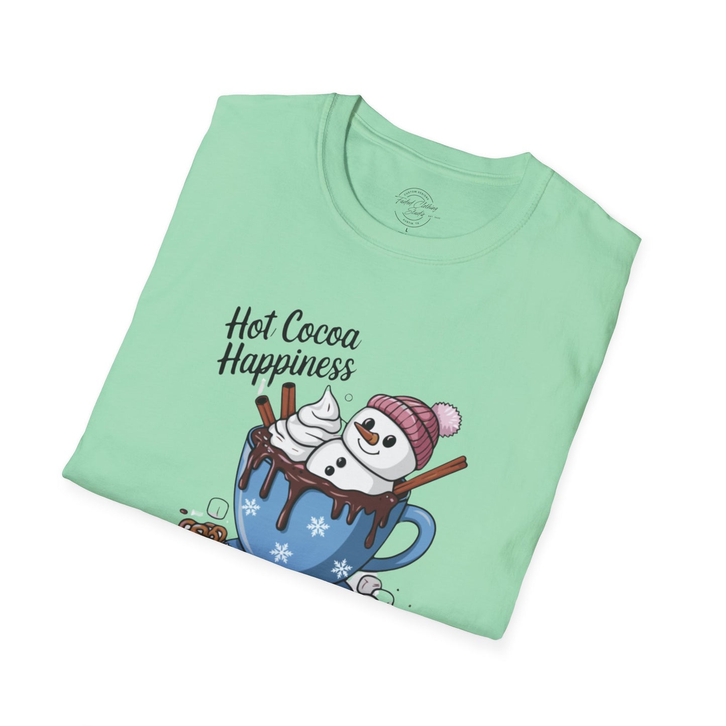 Hot Cocoa Happiness - Softstyle T-Shirt