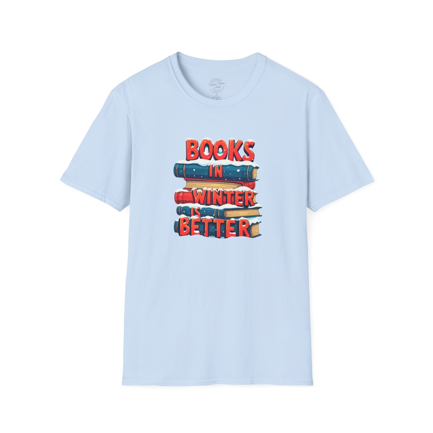 Books in Winter - Softstyle T-Shirt