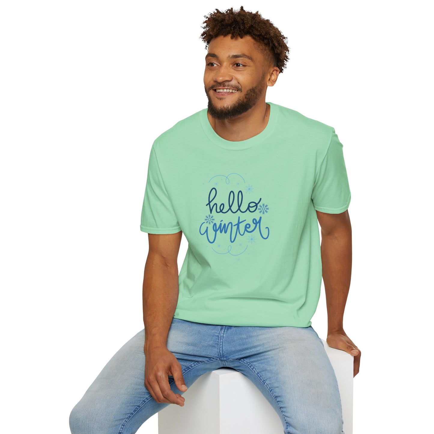 Hello Winter - Softstyle T-Shirt