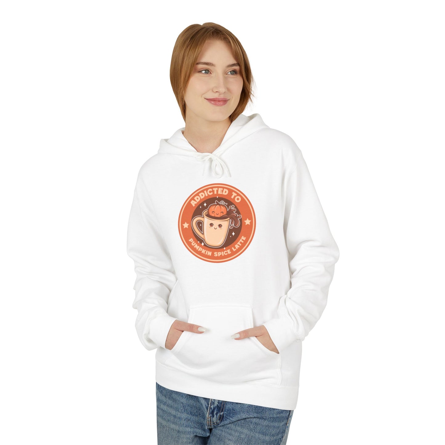 Pumpkin Spice Addict - Midweight Softstyle Fleece Hoodie