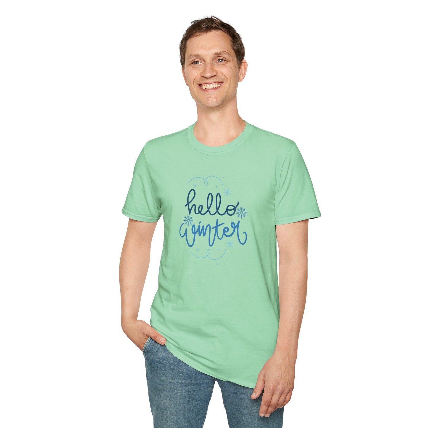 Hello Winter - Softstyle T-Shirt