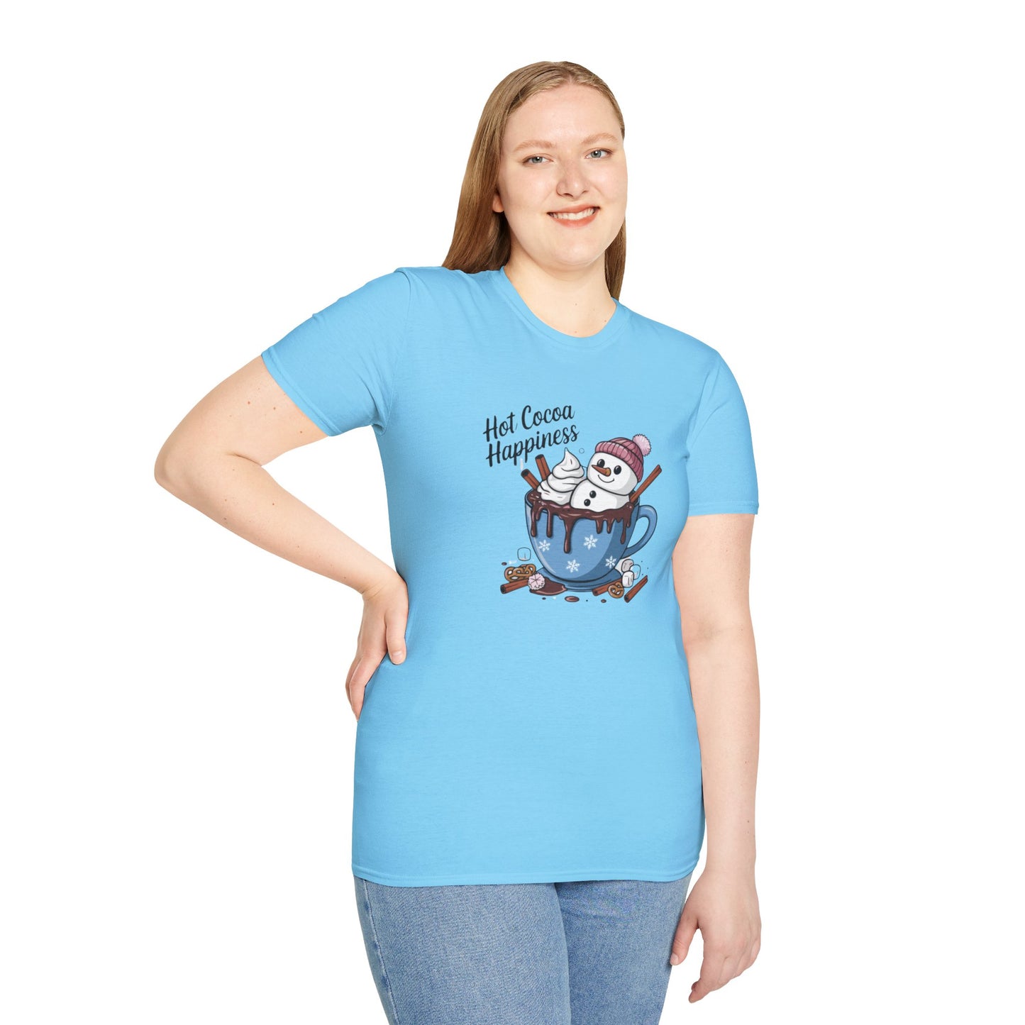 Hot Cocoa Happiness - Softstyle T-Shirt
