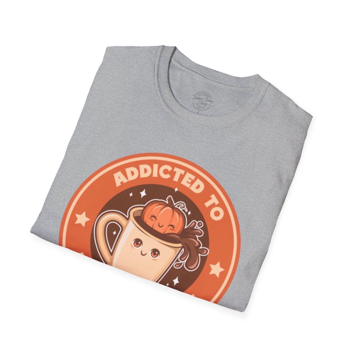 Pumpkin Spice Addict - Softstyle T-Shirt