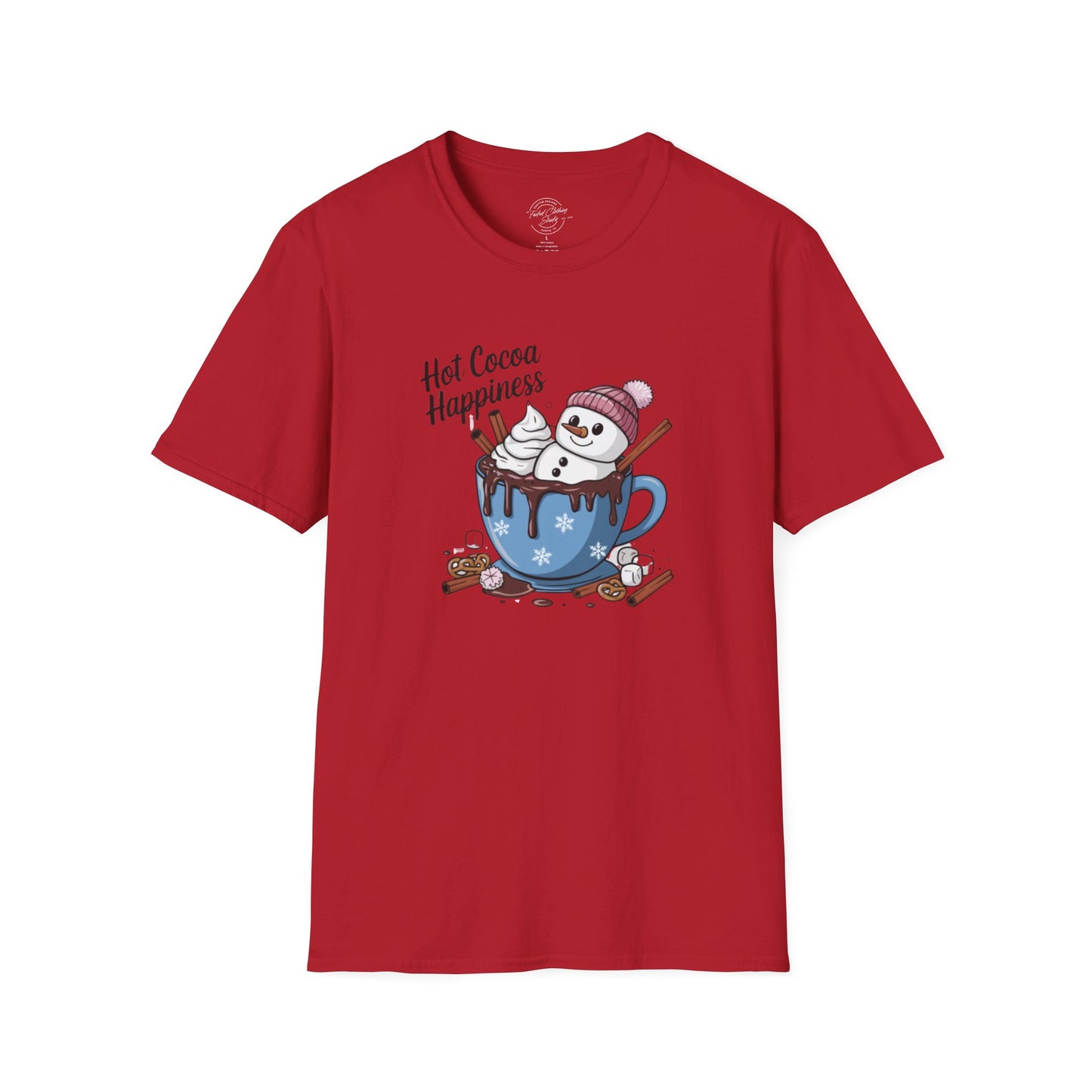 Hot Cocoa Happiness - Softstyle T-Shirt